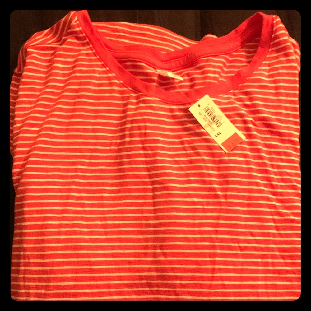 Cute red and white top